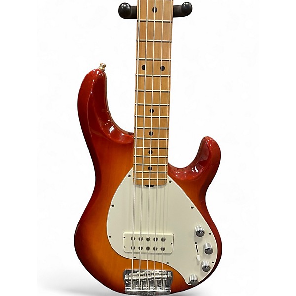 Used Ernie Ball Music Man Stingray 5 H Cherry Sunburst Electric Bass Guitar