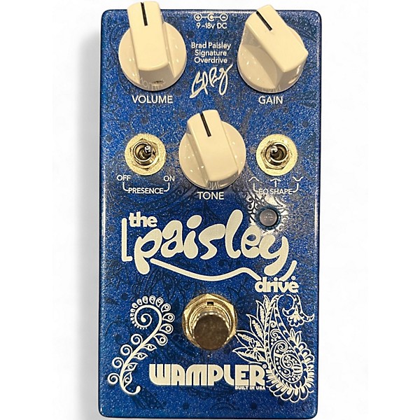 Used Wampler Brad Paisley Signature Overdrive Effect Pedal