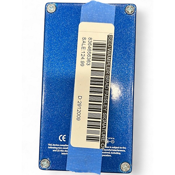 Used Wampler Brad Paisley Signature Overdrive Effect Pedal