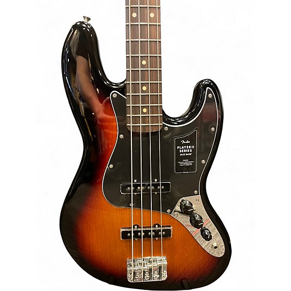 Used Fender Player II Modified Jazz Bass 3 Color Sunburst Electric Bass Guitar