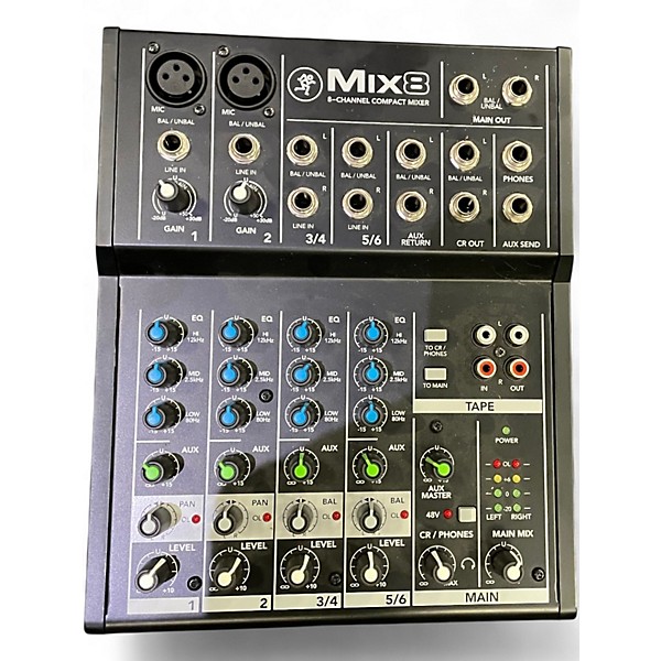 Used Mackie MIX8 Unpowered Mixer