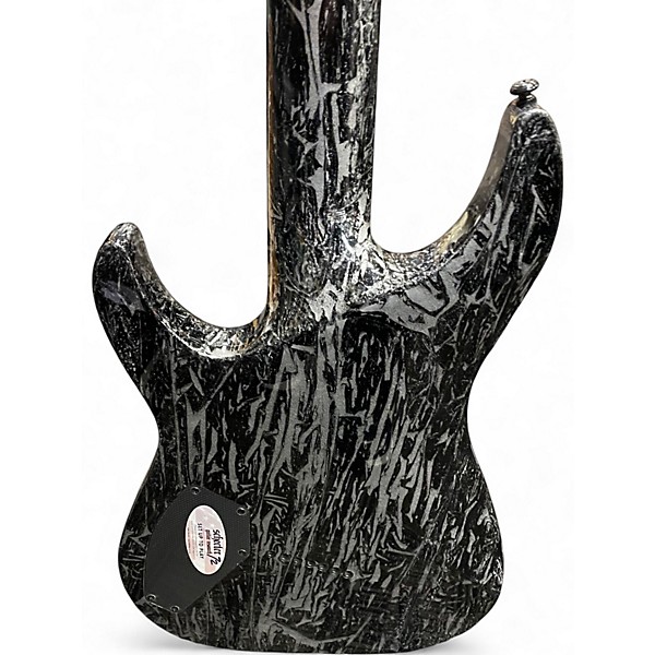 Used Schecter Guitar Research C-7 MULTISCALE SILVER MOUNTAIN Solid Body Electric Guitar