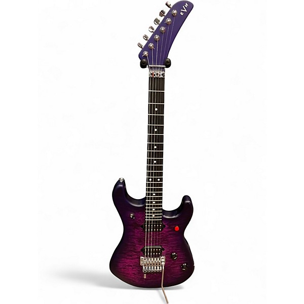 Used EVH 5150 Deluxe Poplar Burl Purple Daze Solid Body Electric Guitar