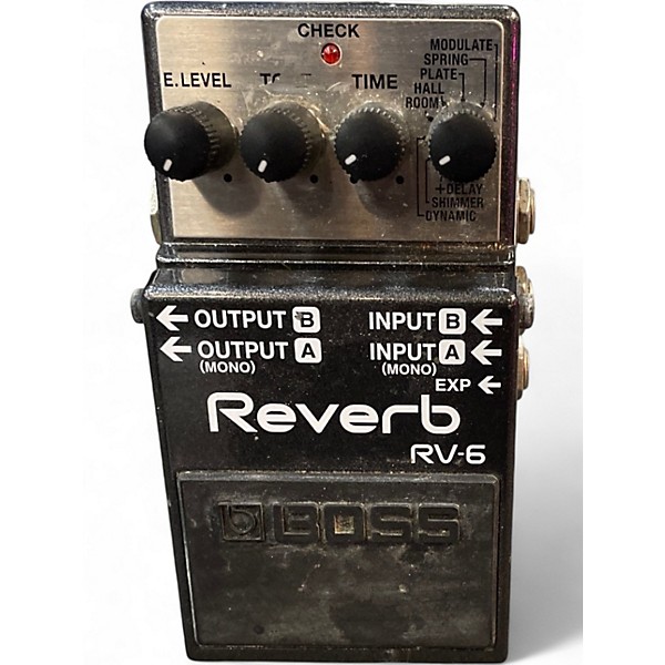 Used BOSS RV6 Digital Reverb Effect Pedal