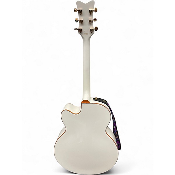 Used Gretsch Guitars G5022CWFE White Acoustic Electric Guitar
