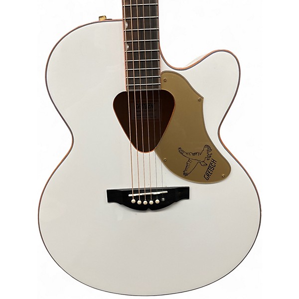 Used Gretsch Guitars G5022CWFE White Acoustic Electric Guitar