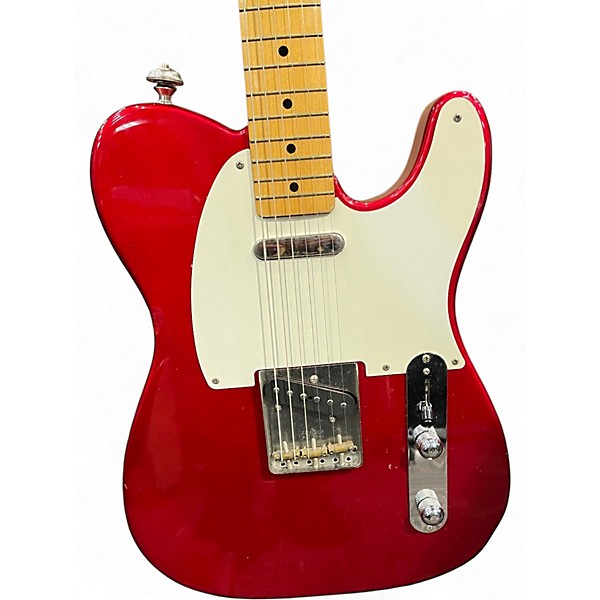 Used Fender Standard Telecaster Candy Apple Red Solid Body Electric Guitar