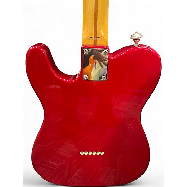 Used Fender Standard Telecaster Candy Apple Red Solid Body Electric Guitar