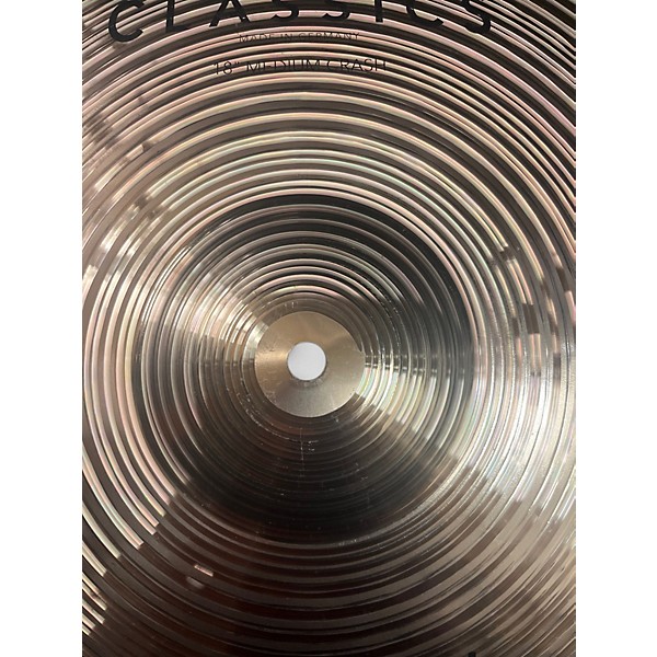 Used MEINL 18in MEINL CLASSICS CRASH 18 Cymbal