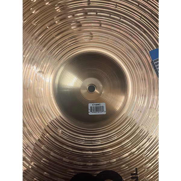 Used MEINL 18in MEINL CLASSICS CRASH 18 Cymbal