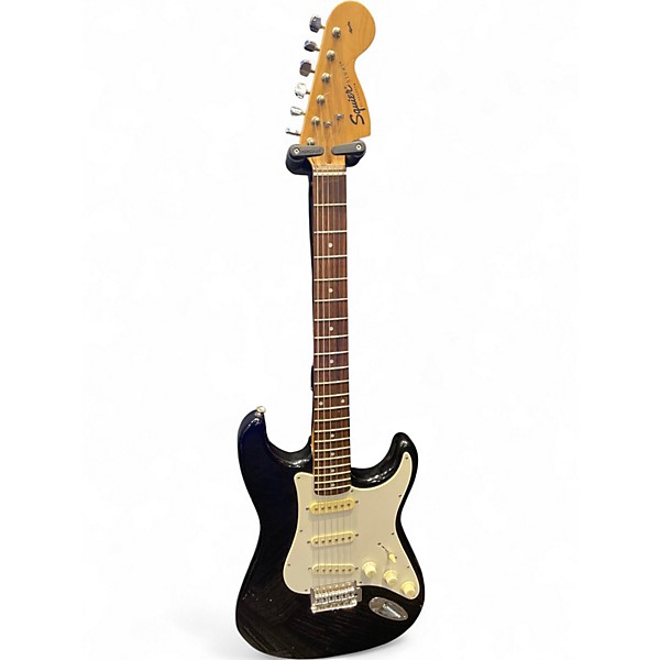 Used Squier Affinity Stratocaster Black Solid Body Electric Guitar