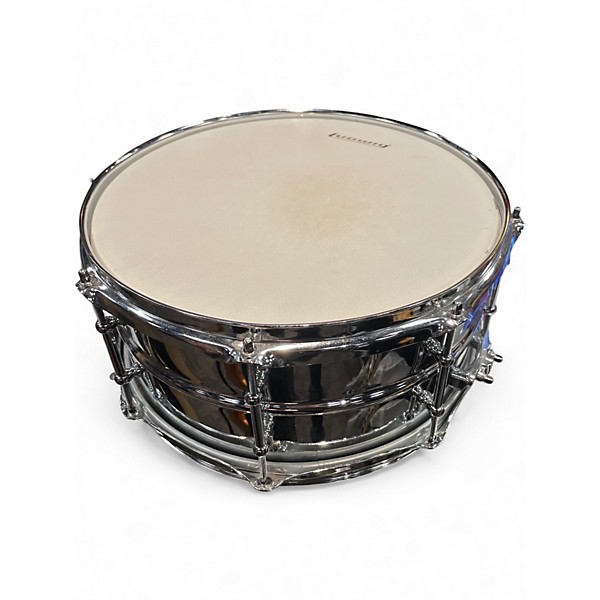 Used Ludwig 13X6 Supralite Snare Chrome Silver Drum