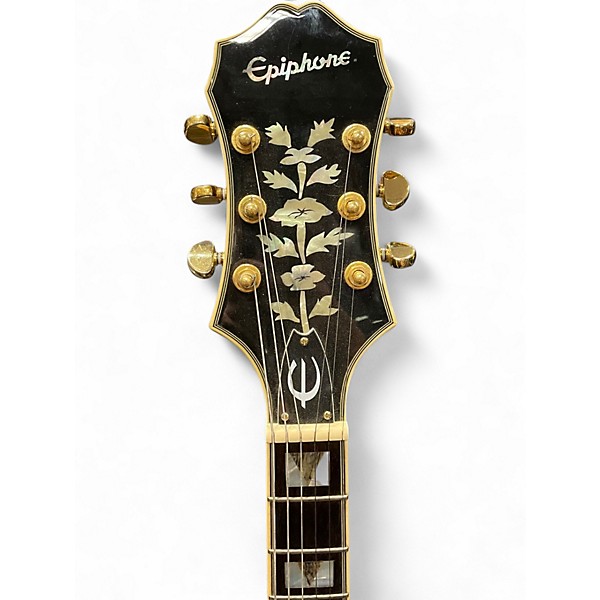 Used Epiphone Sheraton II Black Hollow Body Electric Guitar