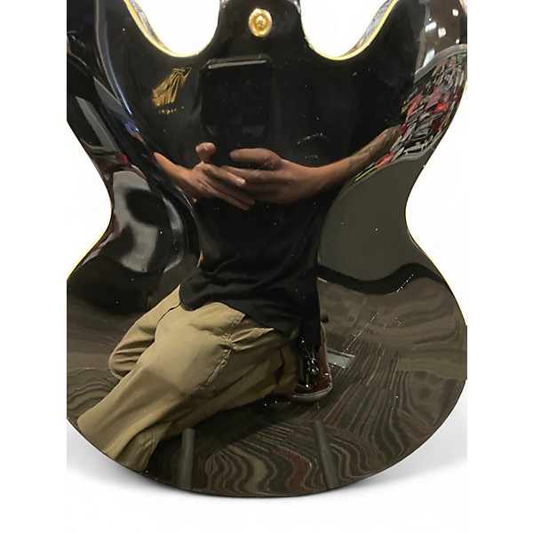 Used Epiphone Sheraton II Black Hollow Body Electric Guitar