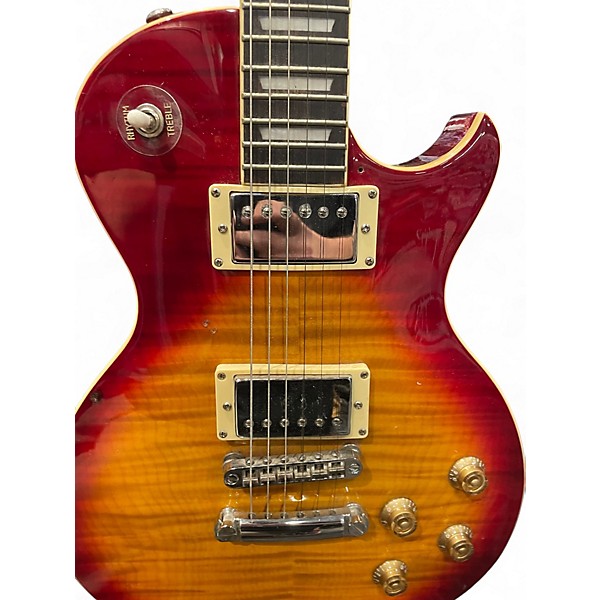 Used Suzuki Les Paul Standard flame Solid Body Electric Guitar