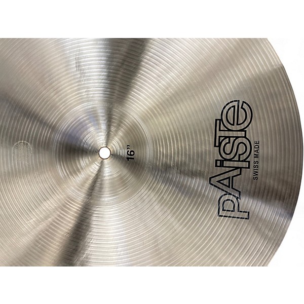 Used Paiste 16in formula 602 medium crash Cymbal