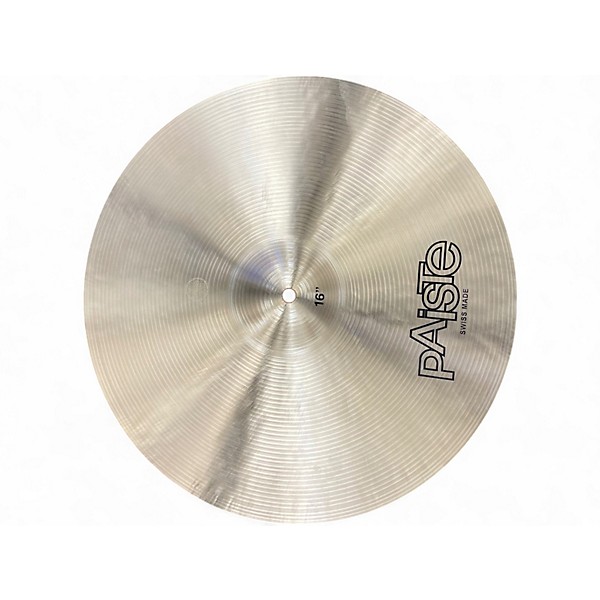 Used Paiste 16in formula 602 medium crash Cymbal