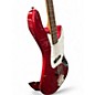 Used Fender JB 62 JAZZ BASS REISSUE Candy Apple Red Electric Bass Guitar