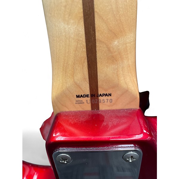 Used Fender JB 62 JAZZ BASS REISSUE Candy Apple Red Electric Bass Guitar