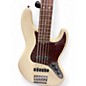 Used Fender American Standard Jazz Bass V Olympic White Electric Bass Guitar