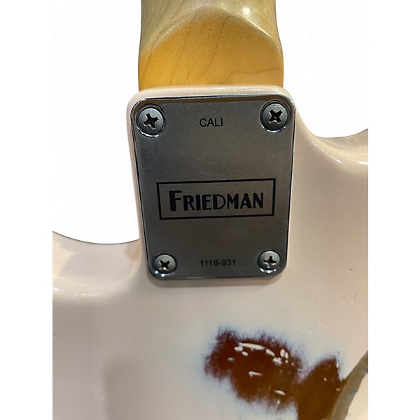 Used Friedman Cali Aged Shell Pink Solid Body Electric Guitar