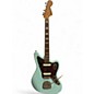 Used Squier Vintage Modified Jaguar Daphne Blue Solid Body Electric Guitar thumbnail