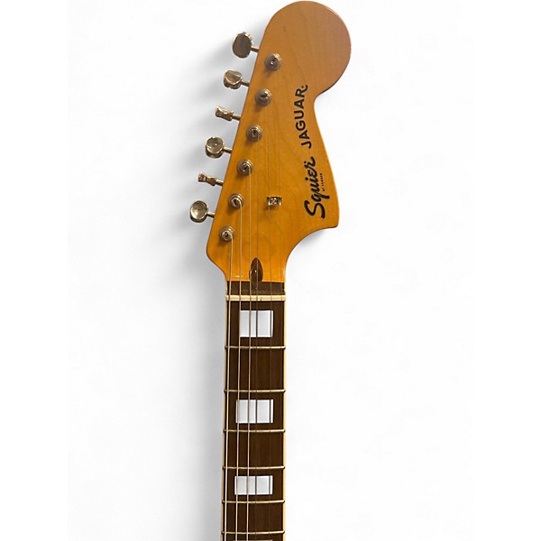 Used Squier Vintage Modified Jaguar Daphne Blue Solid Body Electric Guitar