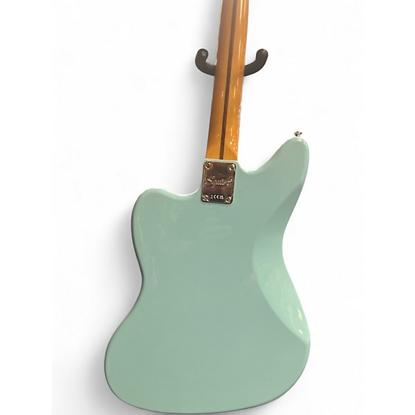 Used Squier Vintage Modified Jaguar Daphne Blue Solid Body Electric Guitar