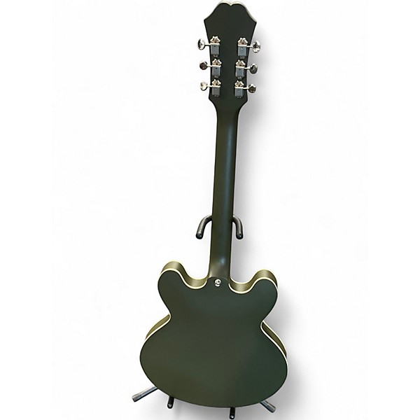 Used 2023 Epiphone Casino WORN OLIVE DRAB Hollow Body Electric Guitar