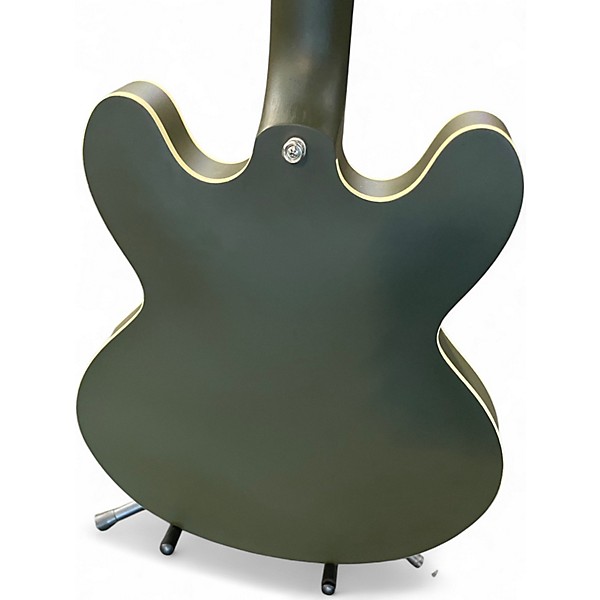 Used 2023 Epiphone Casino WORN OLIVE DRAB Hollow Body Electric Guitar