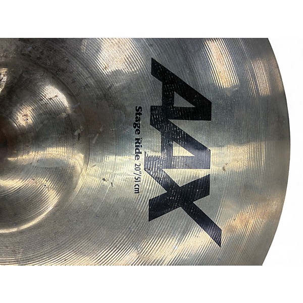Used SABIAN 20in AAX Stage Ride Cymbal