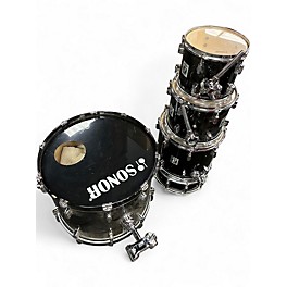 Used SONOR 5 Piece Force 3001 Black Drum Kit
