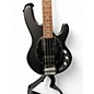 Used Sterling by Music Man Sting ray Black Electric Bass Guitar