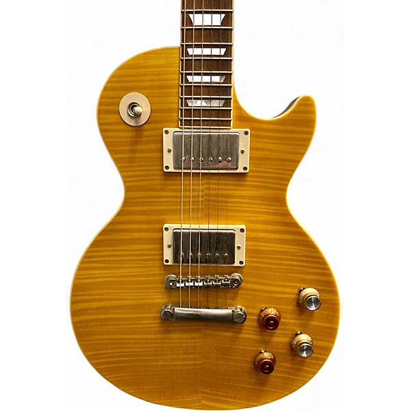 Used Epiphone Kirk Hammet Greeny 1959 Les Paul Yellow Solid Body Electric Guitar