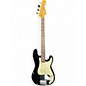 Vintage 1984 Fender American Elite Precision Bass Black Electric Bass Guitar thumbnail