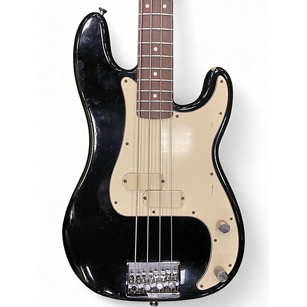 Vintage 1984 Fender American Elite Precision Bass Black Electric Bass Guitar