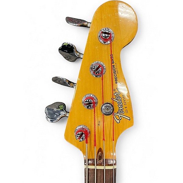 Vintage 1984 Fender American Elite Precision Bass Black Electric Bass Guitar