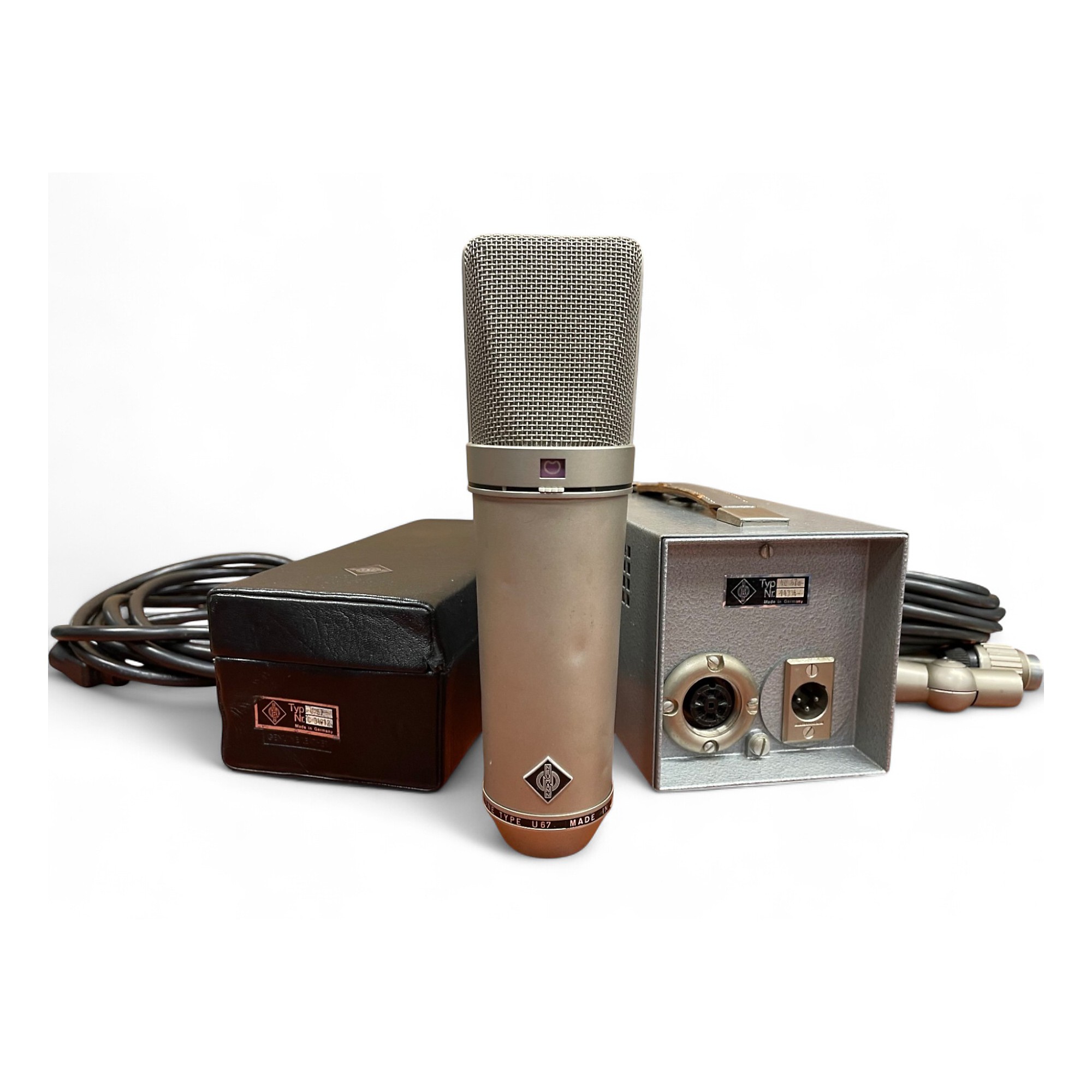 マユーラ・ニードラ・ミニ/C音 Vintage 1960s Neumann U67 Condenser Microphone | Guitar Center