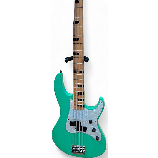 Used 2021 Yamaha ATTITUDE II Seafoam Green Electric Bass Guitar