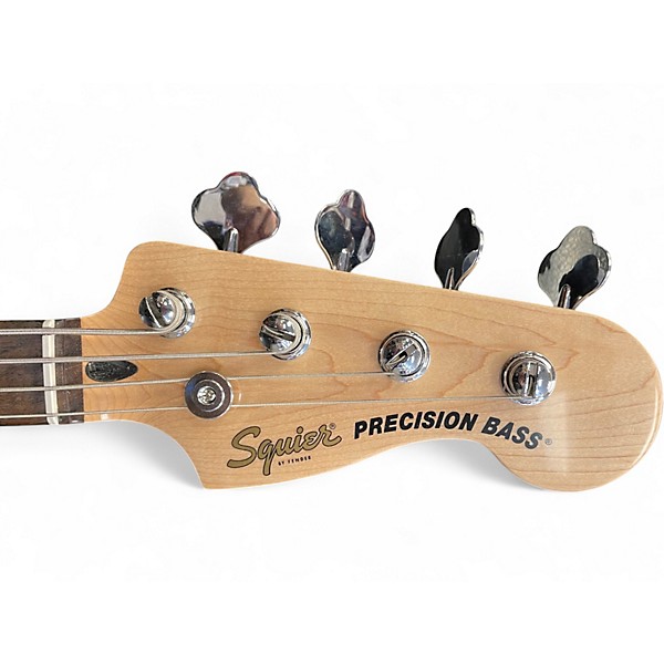 Used Squier Precision Bass 3 Color Sunburst Electric Bass Guitar