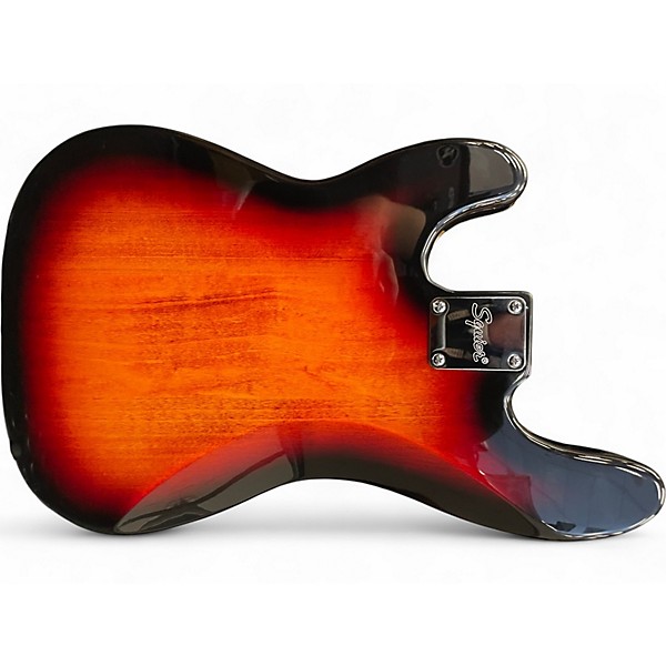 Used Squier Precision Bass 3 Color Sunburst Electric Bass Guitar