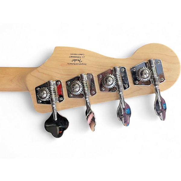 Used Squier Precision Bass 3 Color Sunburst Electric Bass Guitar