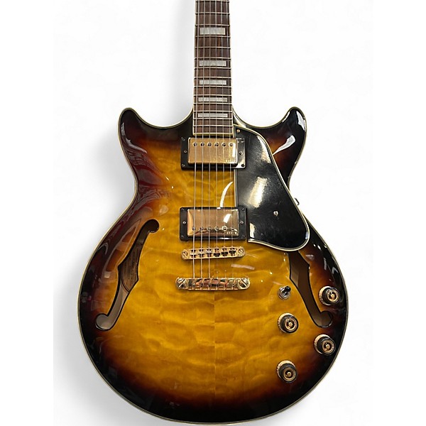 Used Ibanez AM93 Artcore Sunburst Hollow Body Electric Guitar