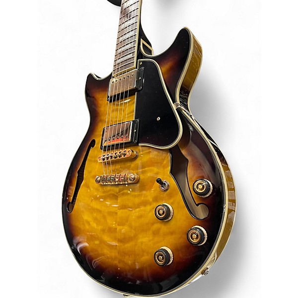 Used Ibanez AM93 Artcore Sunburst Hollow Body Electric Guitar