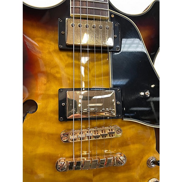 Used Ibanez AM93 Artcore Sunburst Hollow Body Electric Guitar