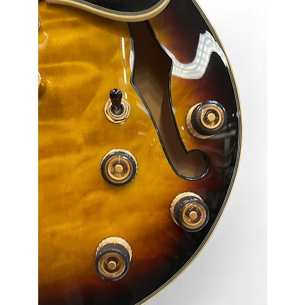 Used Ibanez AM93 Artcore Sunburst Hollow Body Electric Guitar