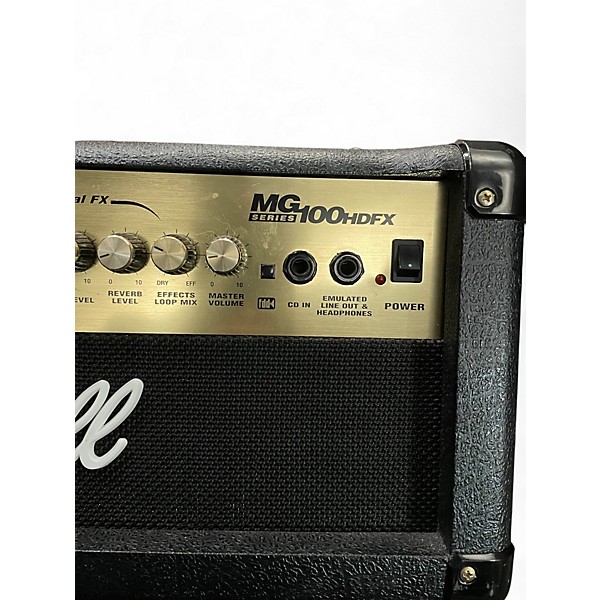 Used Marshall MG100HDFX 100W Solid State Guitar Amp Head