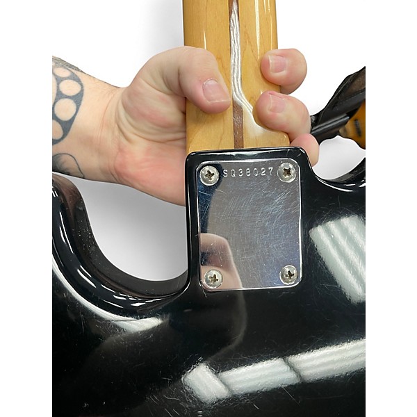 Used 1984 Squier Bullet bass Black Electric Bass Guitar