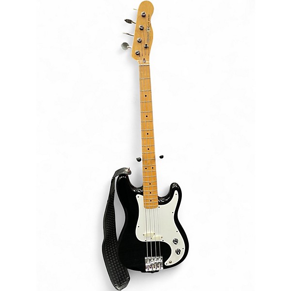 Used 1984 Squier Bullet bass Black Electric Bass Guitar