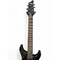 Used Schecter Guitar Research Hellraiser C7 7 String Trans Black Solid Body Electric Guitar